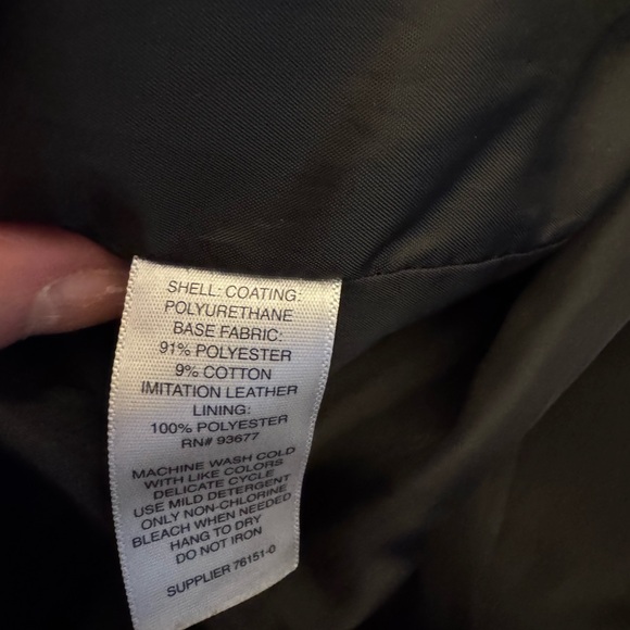 Women's Black Studded Leather Jacket - Picture 8 of 9